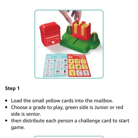 Interesting Post Presschool Board Game, Educational matching Card game t… - Picture 2 of 8